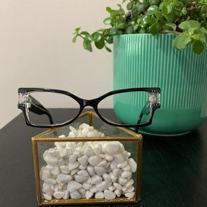 Black Cat Eye Glasses with stones